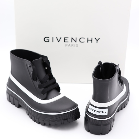 Givenchy Shoes - New Givenchy Paris Glaston Laced Ankle Rainboots